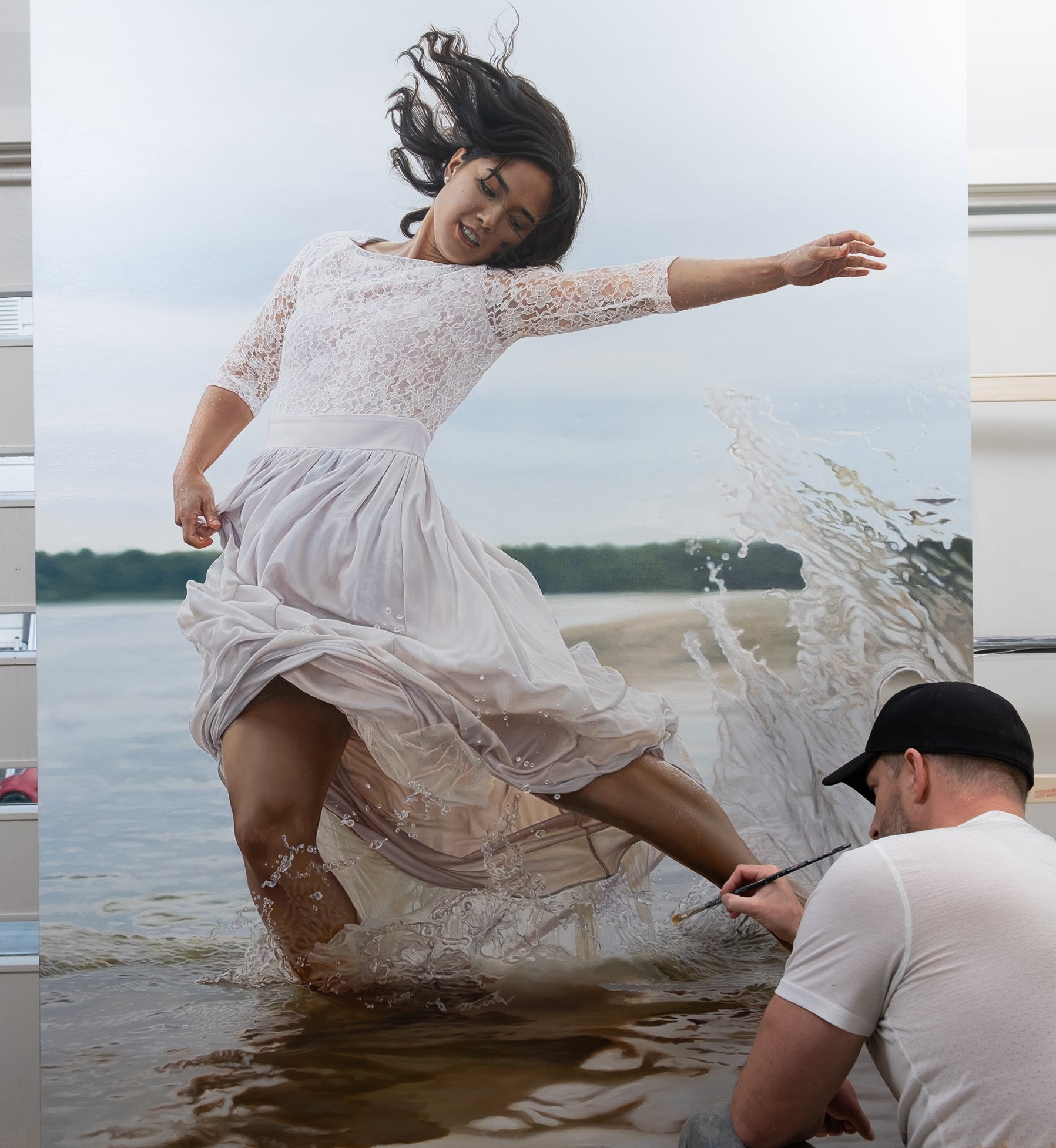 SHE DANCES IN THE WAVES