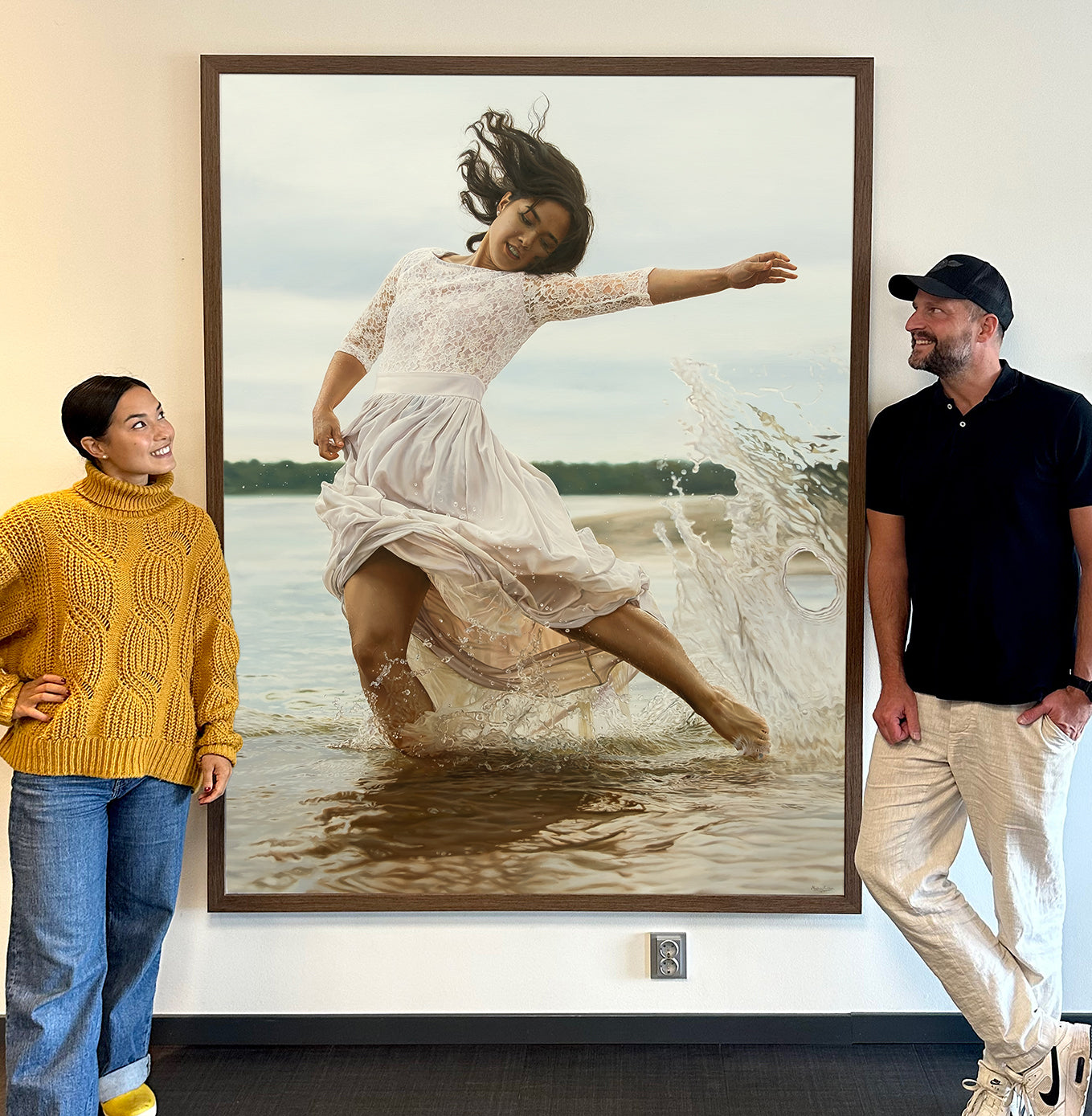 SHE DANCES IN THE WAVES