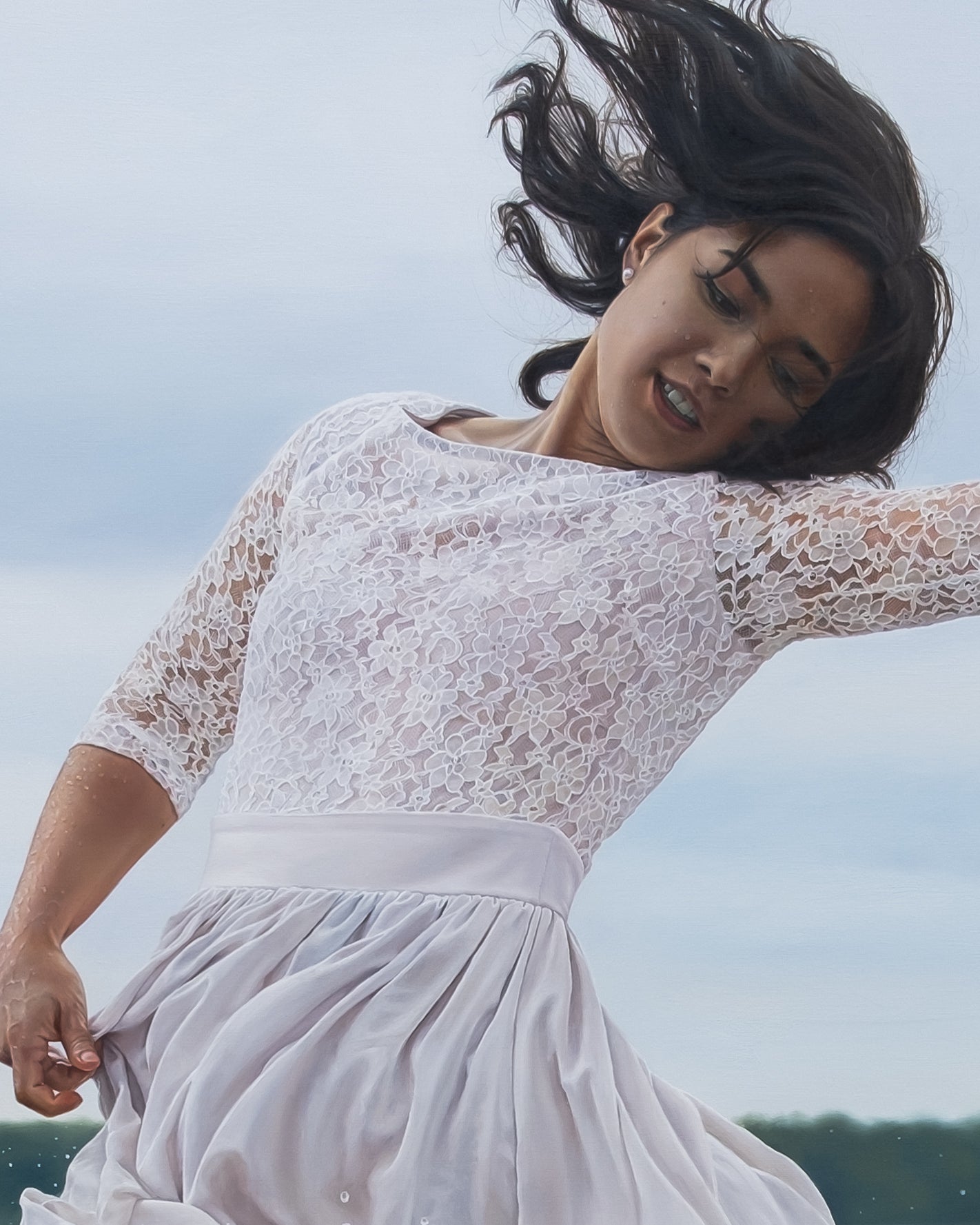 SHE DANCES IN THE WAVES