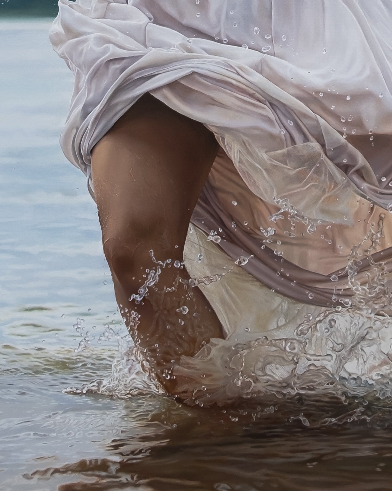 SHE DANCES IN THE WAVES